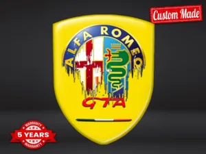 Alfa Romeo Pegatinas Negocio Personalizadas Estilo Premium Universal